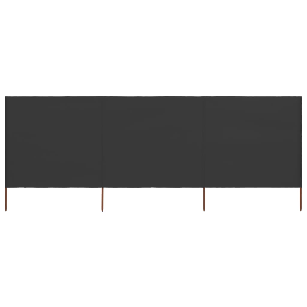 vidaXL 3-teiliges Windschutzgewebe 400 x 120 cm Weiß