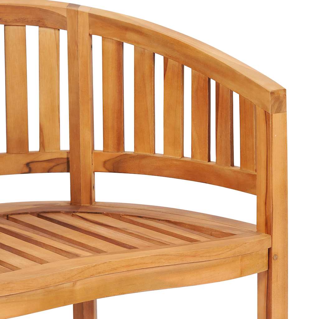 vidaXL Bananenstuhl Massivholz Teak