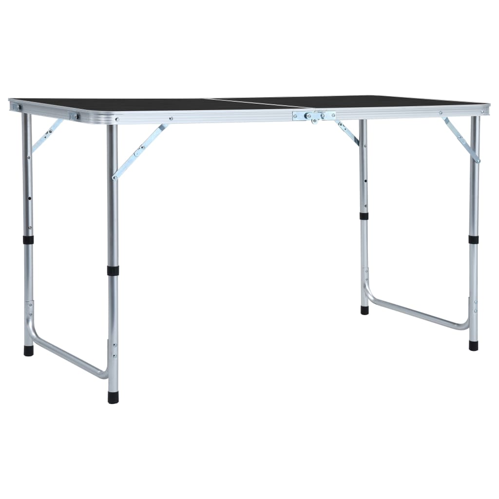 vidaXL Klappbarer Campingtisch Aluminium 120 x 60 cm