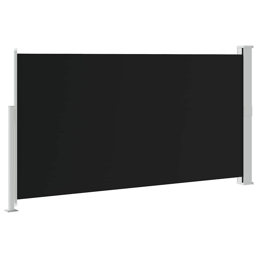 vidaXL Ausziehbare Seitenmarkise 170×300 cm Schwarz