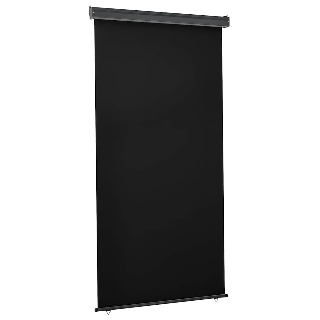 vidaXL Balkon-Seitenmarkise 65x250 cm Schwarz