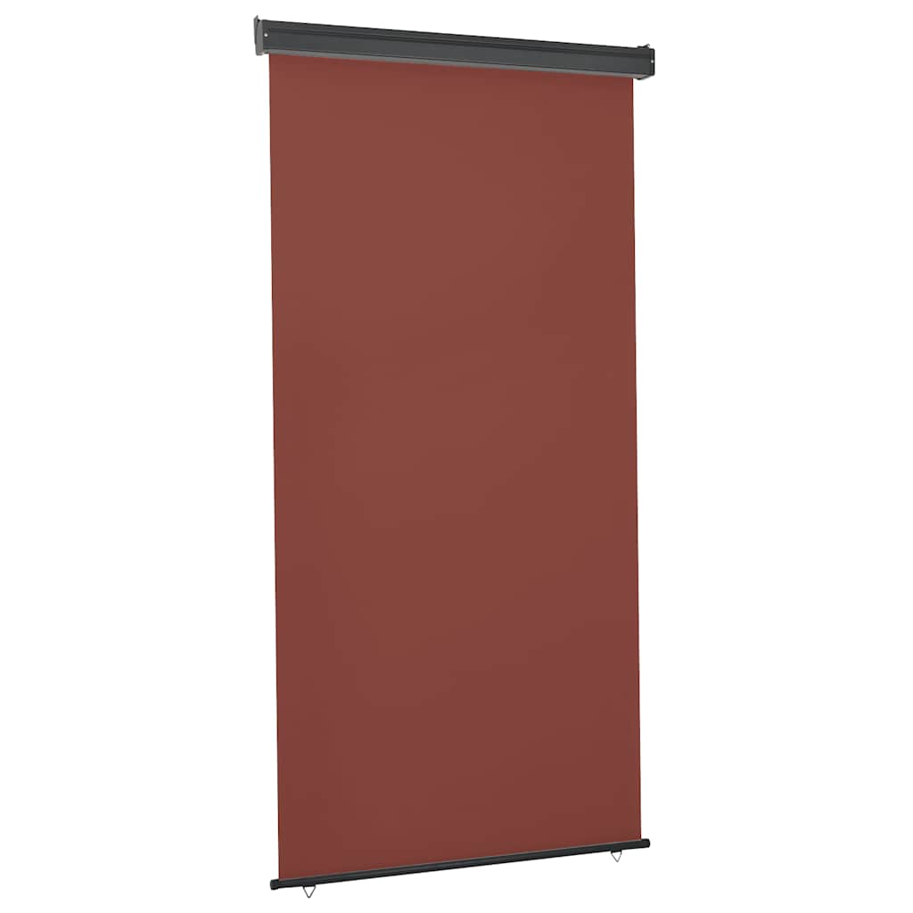 vidaXL Balkon-Seitenmarkise 65x250 cm Schwarz