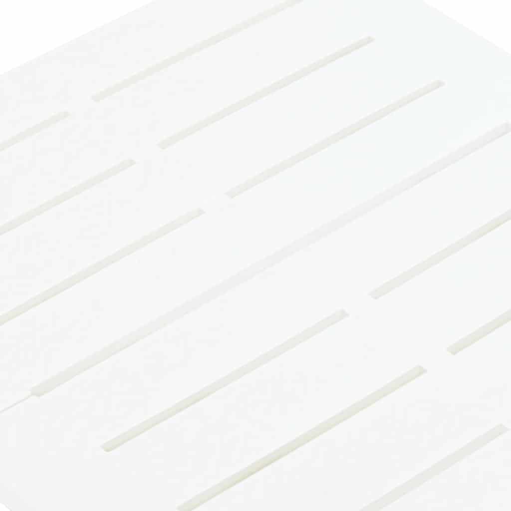 vidaXL Gartentisch Klappbar Weiß 45x43x50 cm Kunststoff