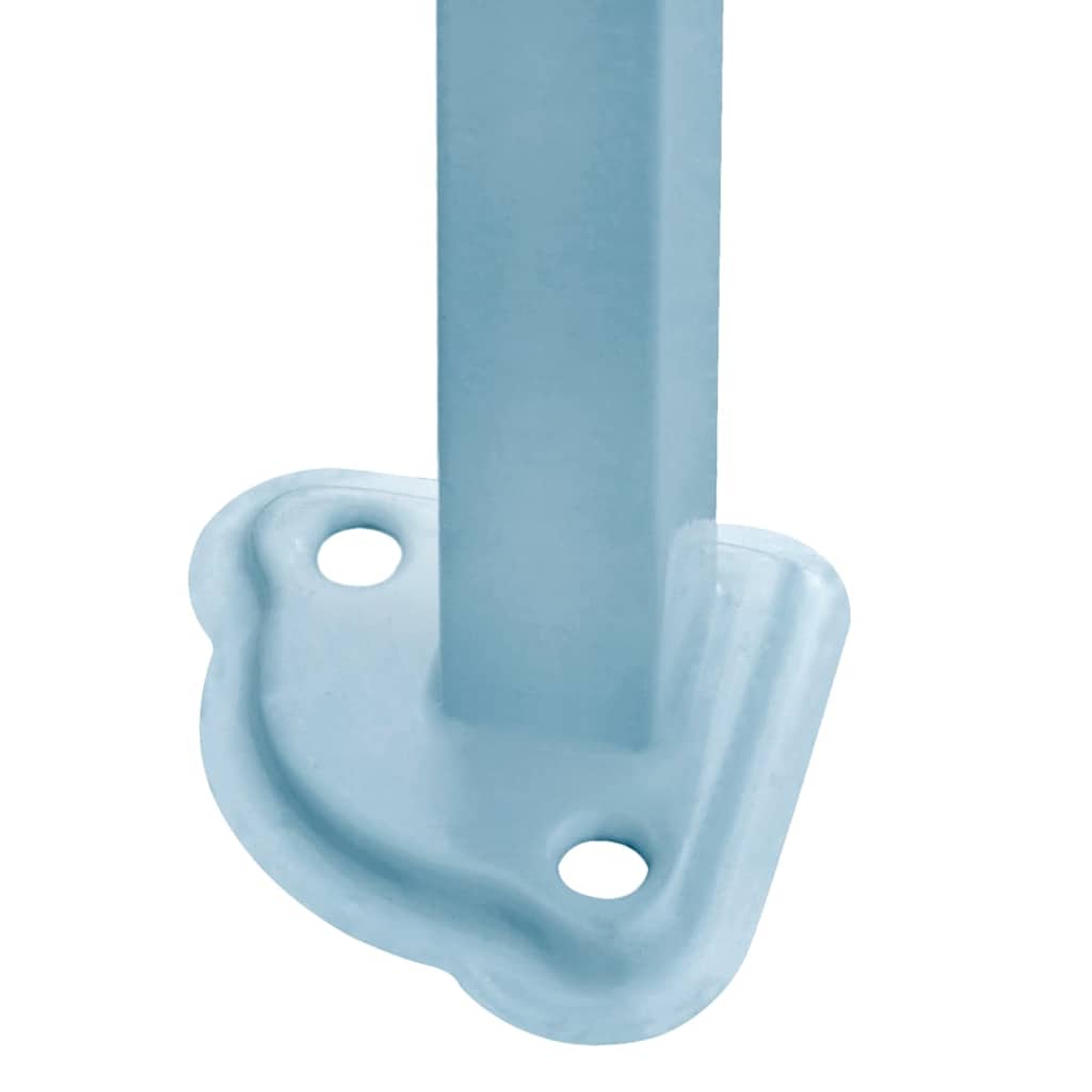 vidaXL Profi-Partyzelt Faltbar mit 3 Seitenwänden 3×4m Stahl Blau