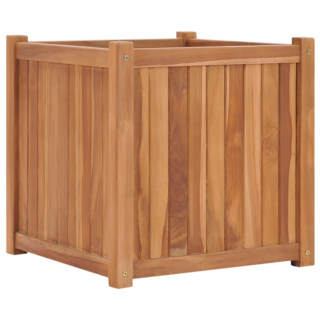 vidaXL Hochbeet 150x30x25 cm Massivholz Teak