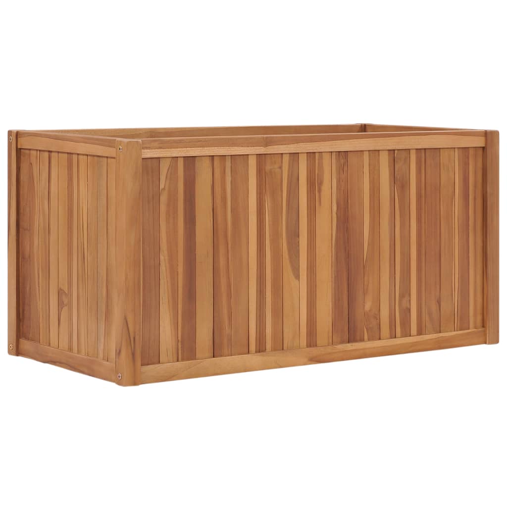 vidaXL Hochbeet 150x30x25 cm Massivholz Teak