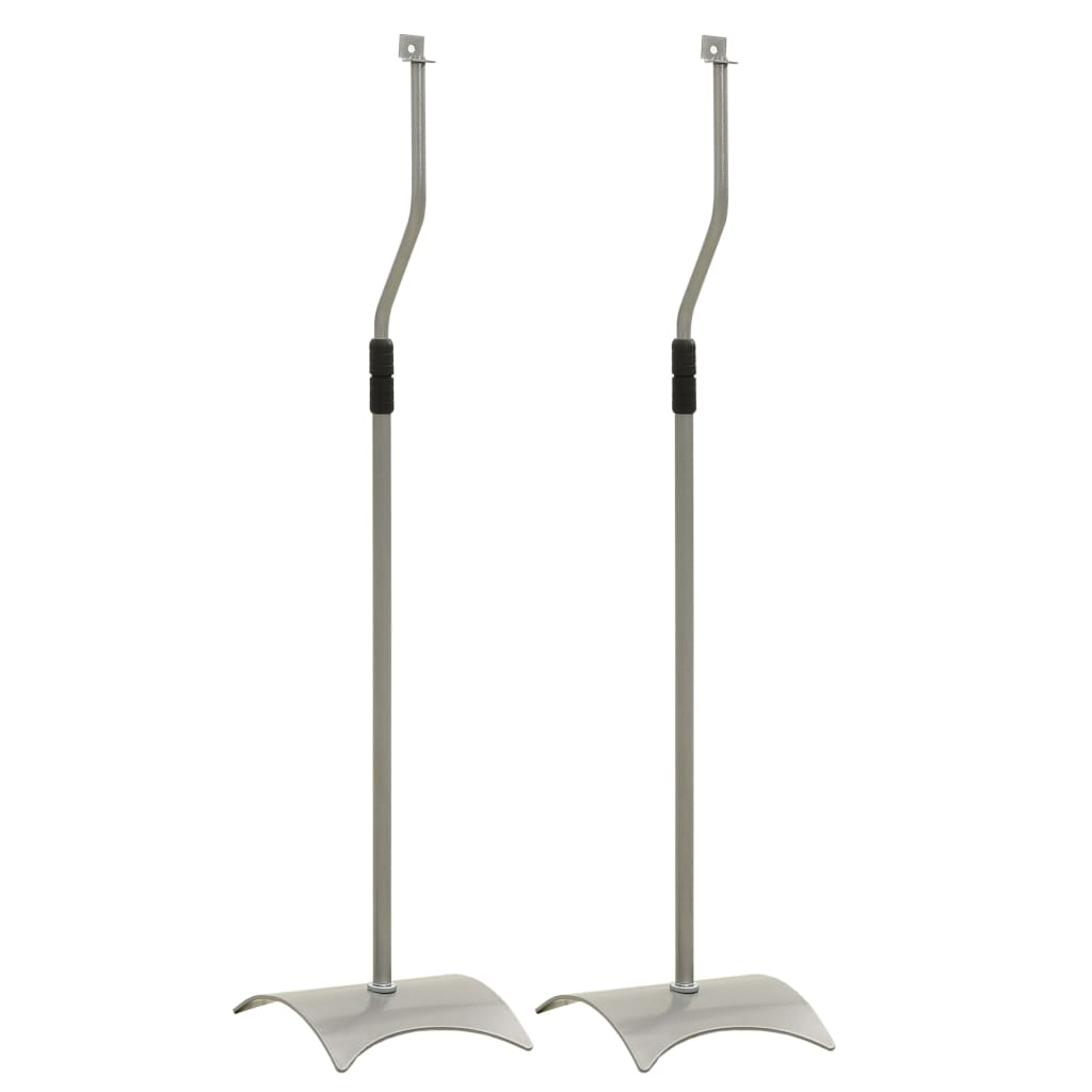 vidaXL Universal-Lautsprecherständer 2 Stk. Schwarz