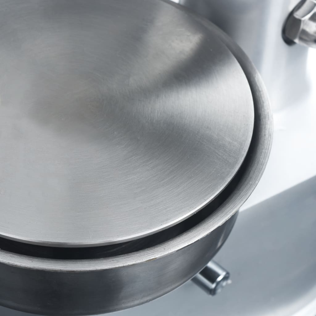 vidaXL Hamburgerpresse mit 500 Trennpapieren Aluminium 10 cm