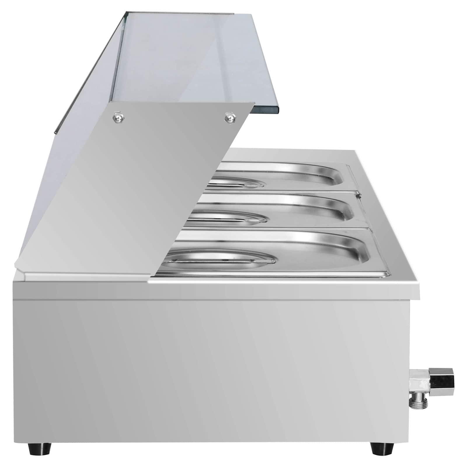 vidaXL Chafing Dishes Silber Edelstahl