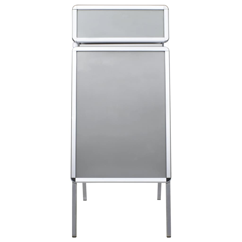 vidaXL A1 Kundenstopper Plakatständer mit Topschild Aluminium