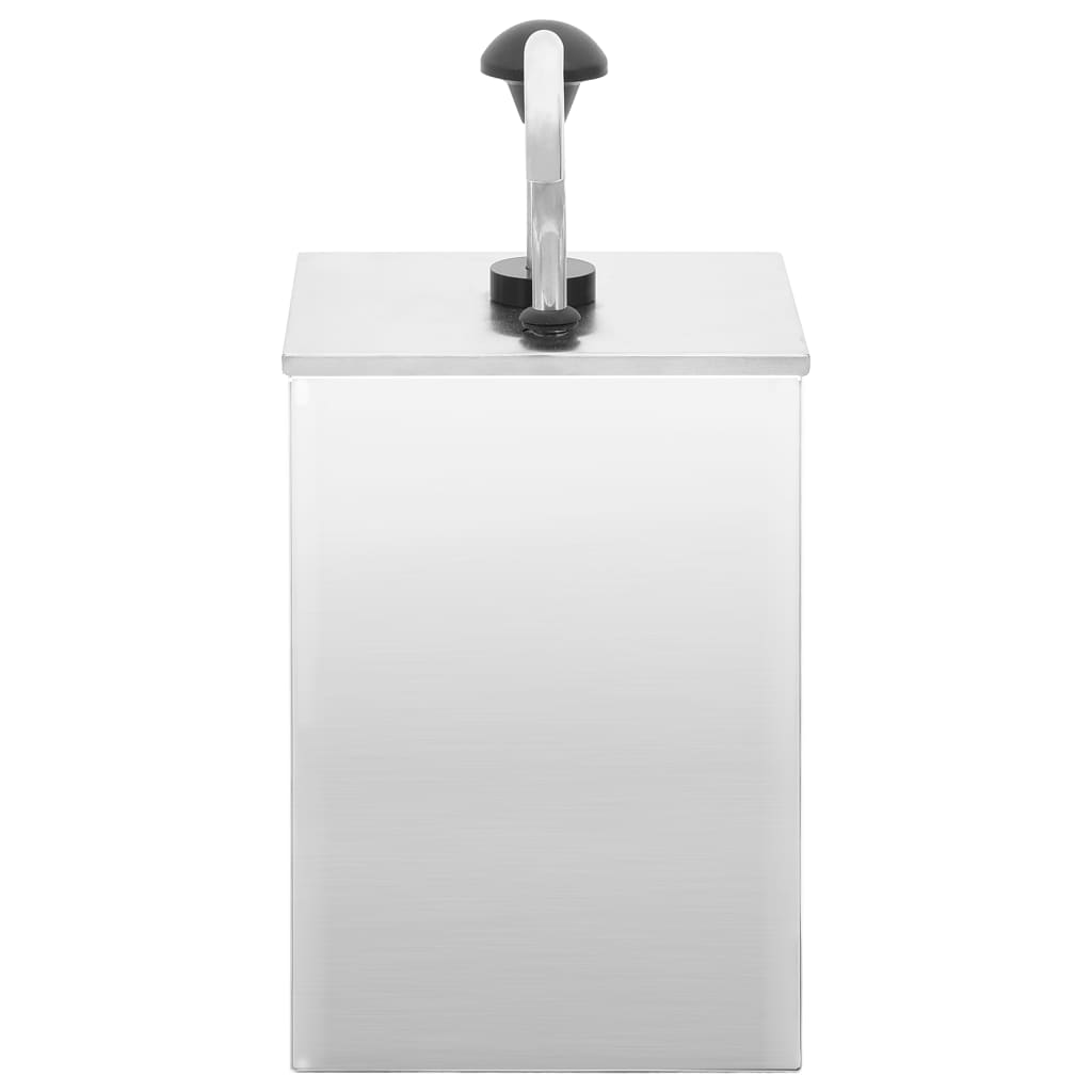 vidaXL Saucenspender Edelstahl 3,5 L
