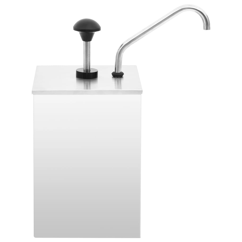 vidaXL Saucenspender Edelstahl 3,5 L