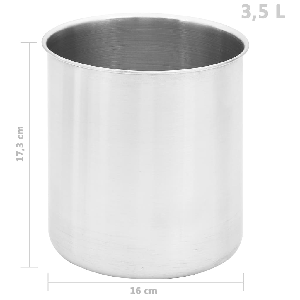 vidaXL Saucenspender Edelstahl 3,5 L