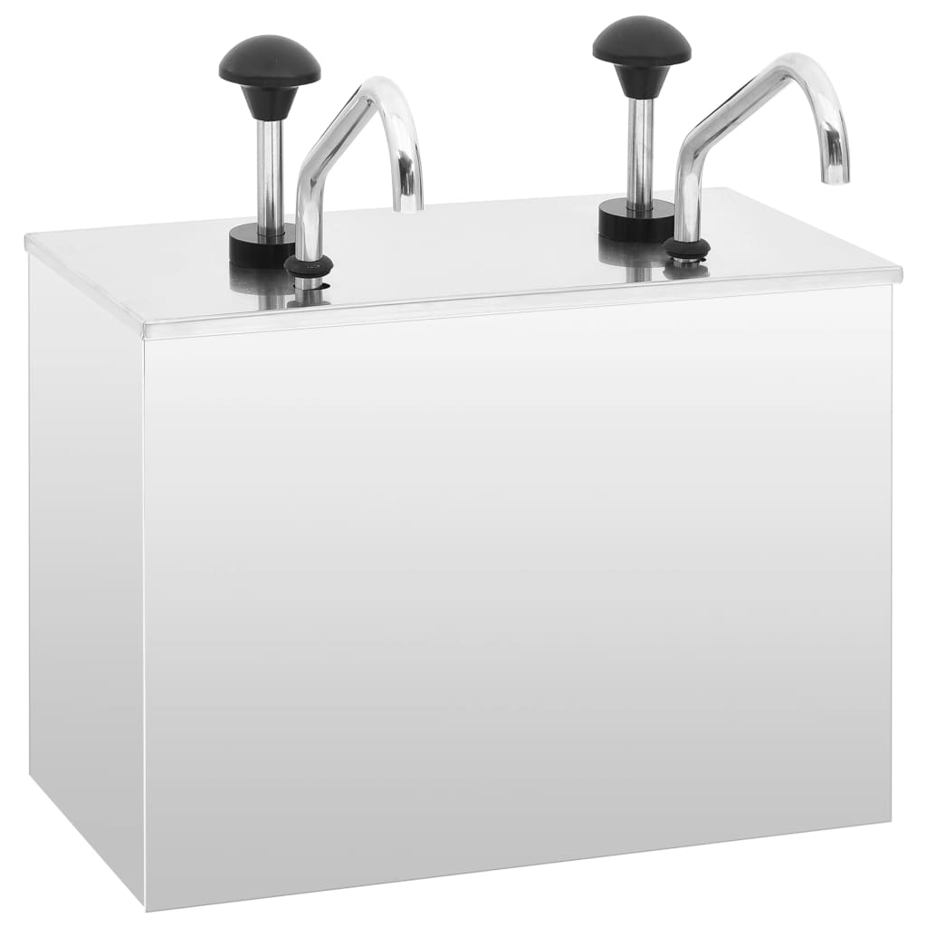 vidaXL Saucenspender Edelstahl 3,5 L
