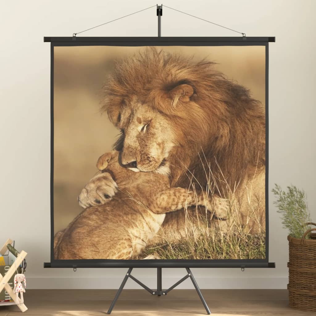 vidaXL Beamer-Leinwand mit Stativ 72" 4:3