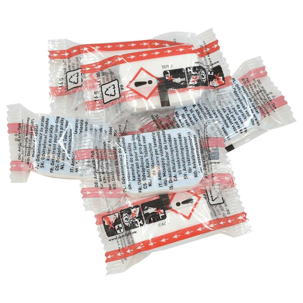 vidaXL Waschmaschinen-Tabs 100 St. Verhindern Kalk und Schmutz