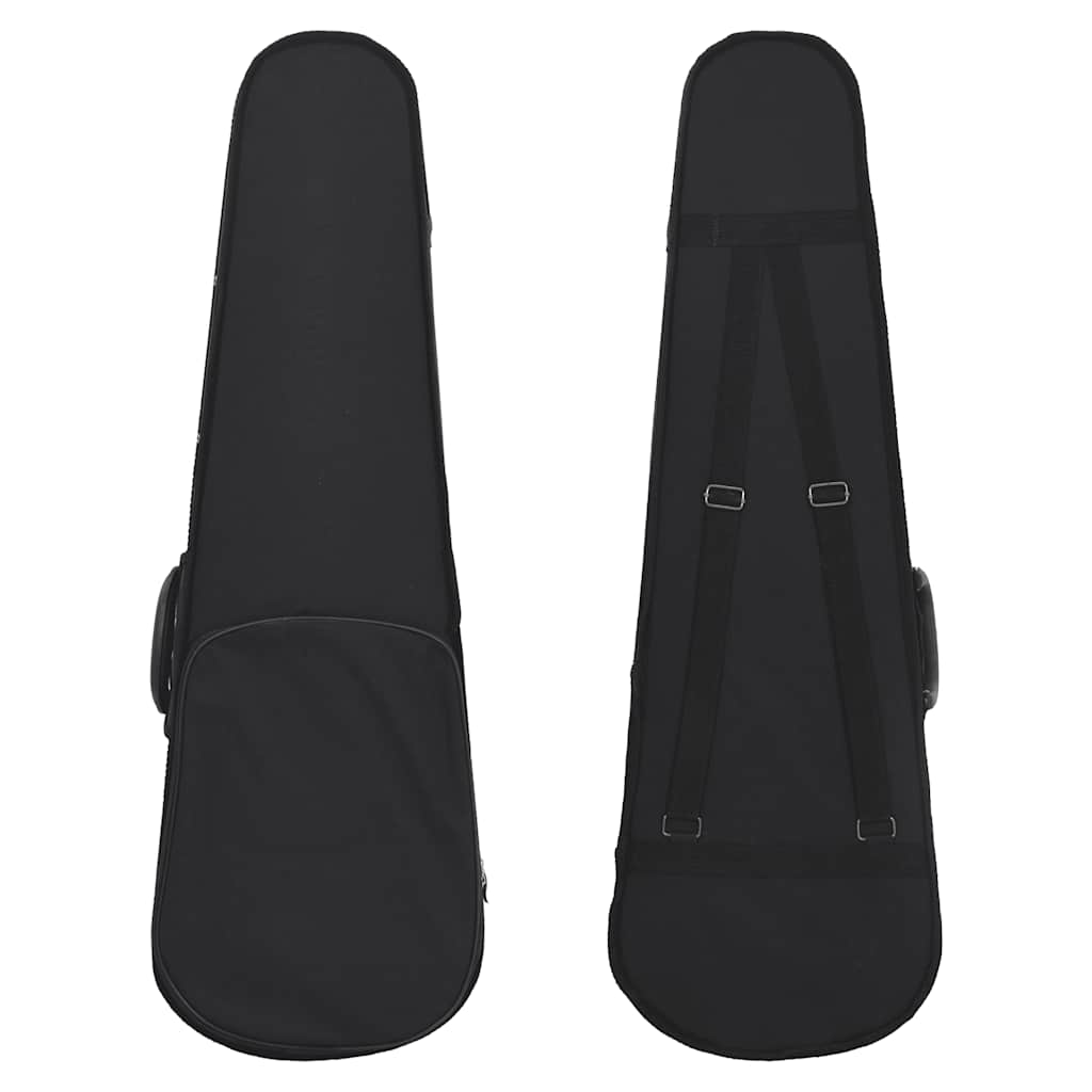 vidaXL Violine Komplettset mit Bogen und Kinnhalter Dunkles Holz 4/4