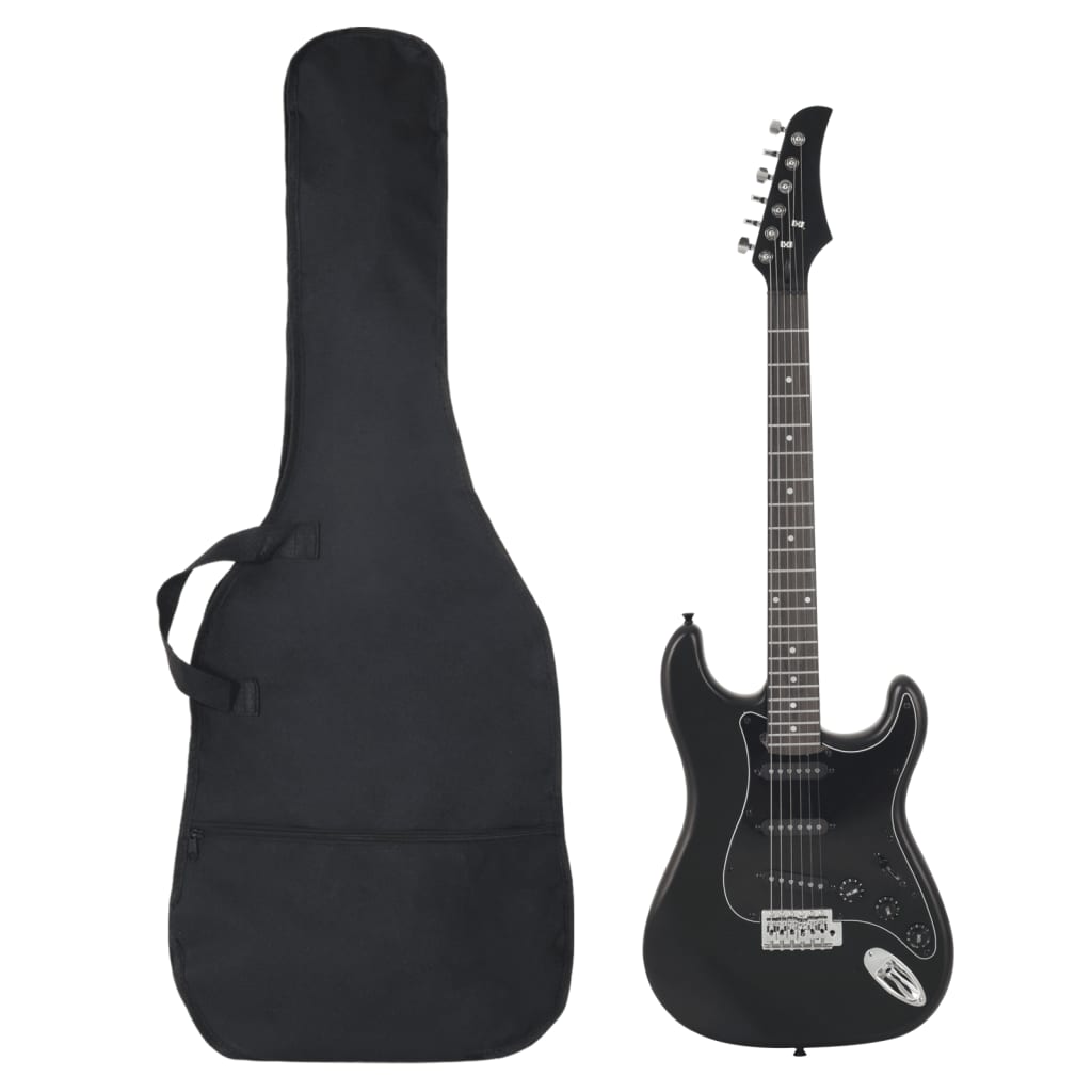vidaXL E-Gitarre für Anfänger mit Tasche Braun und Weiß 4/4 39"