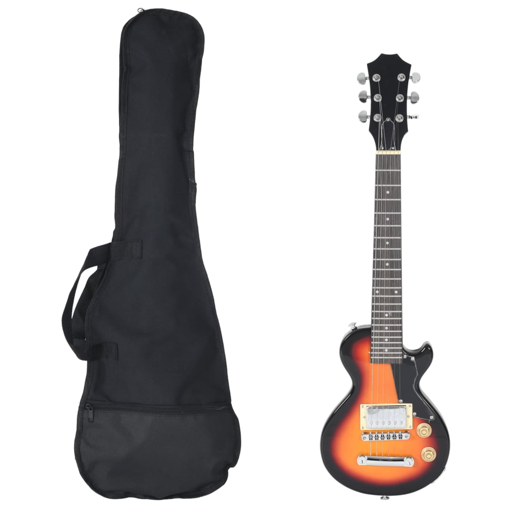 vidaXL E-Gitarre für Kinder mit Tasche Schwarz 3/4 30"