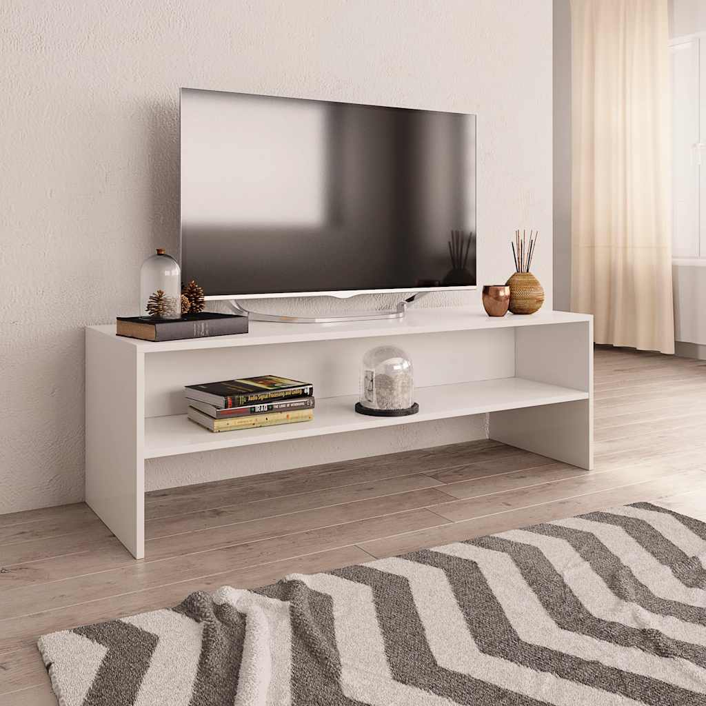 vidaXL TV-Schrank Weiß 120x40x40 cm Holzwerkstoff