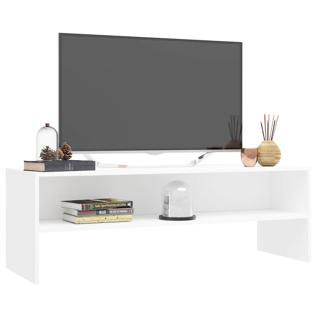 vidaXL TV-Schrank Weiß 120x40x40 cm Holzwerkstoff
