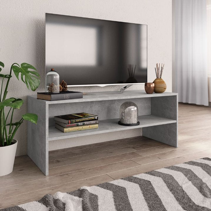 vidaXL TV-Schrank Weiß 100x40x40 cm Holzwerkstoff