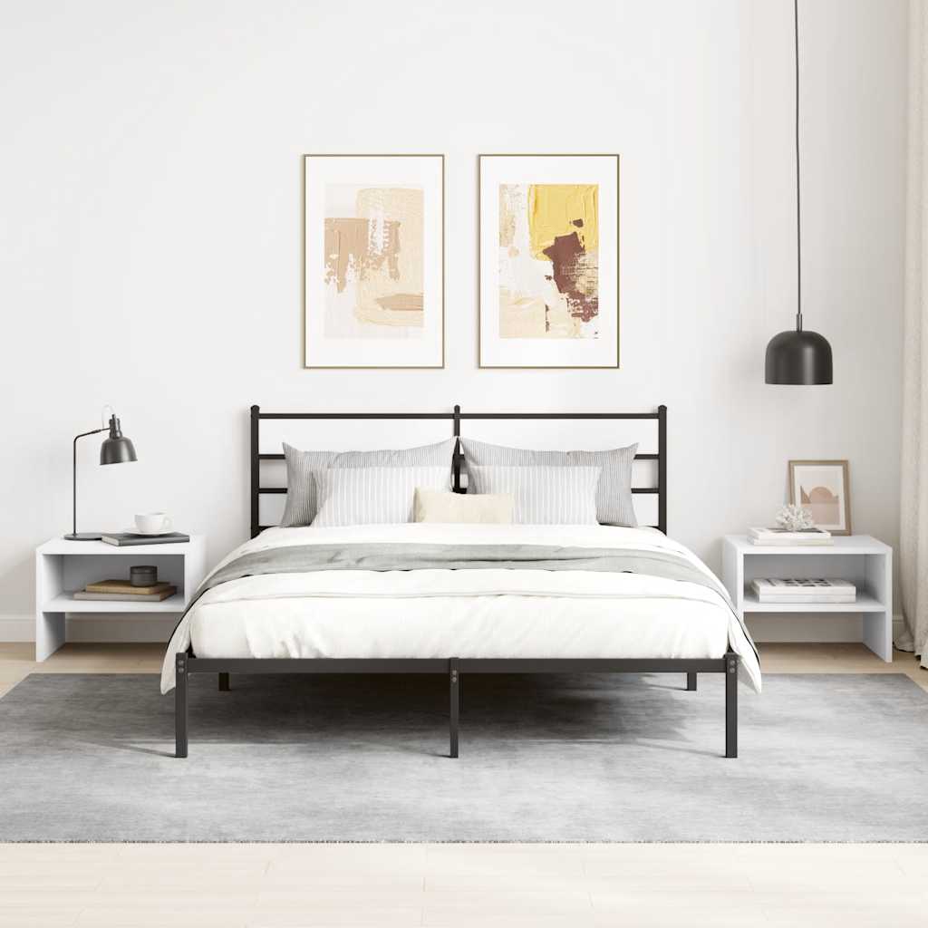 vidaXL Nachttisch Weiß 40x30x30 cm Holzwerkstoff