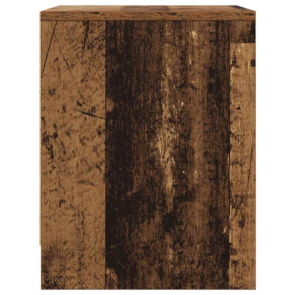 Nachttisch Weiß 45x34x44,5 cm Holzwerkstoff
