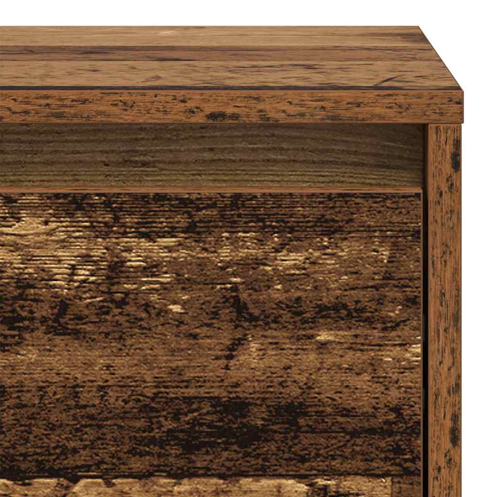 Nachttisch Weiß 45x34x44,5 cm Holzwerkstoff