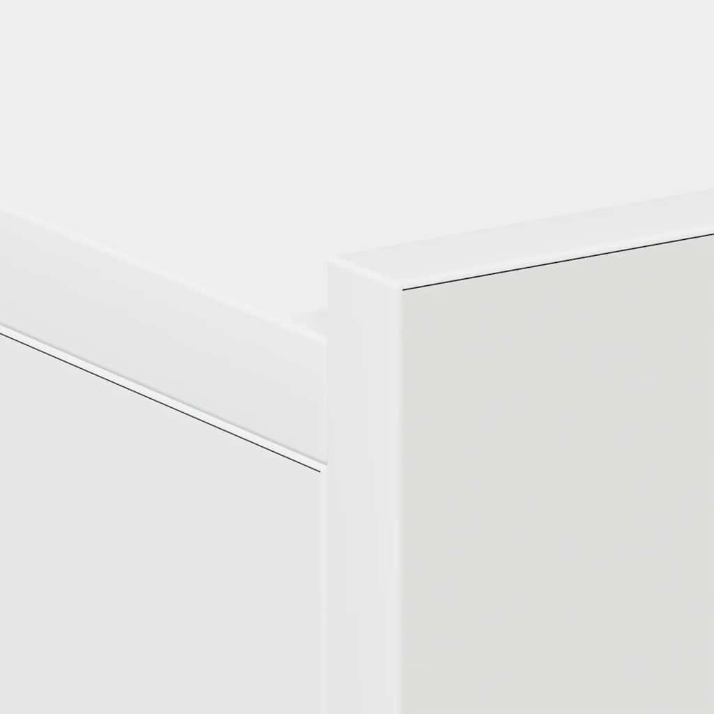 vidaXL Hängender Nachttisch Weiß 40x30x15 cm Holzwerkstoff