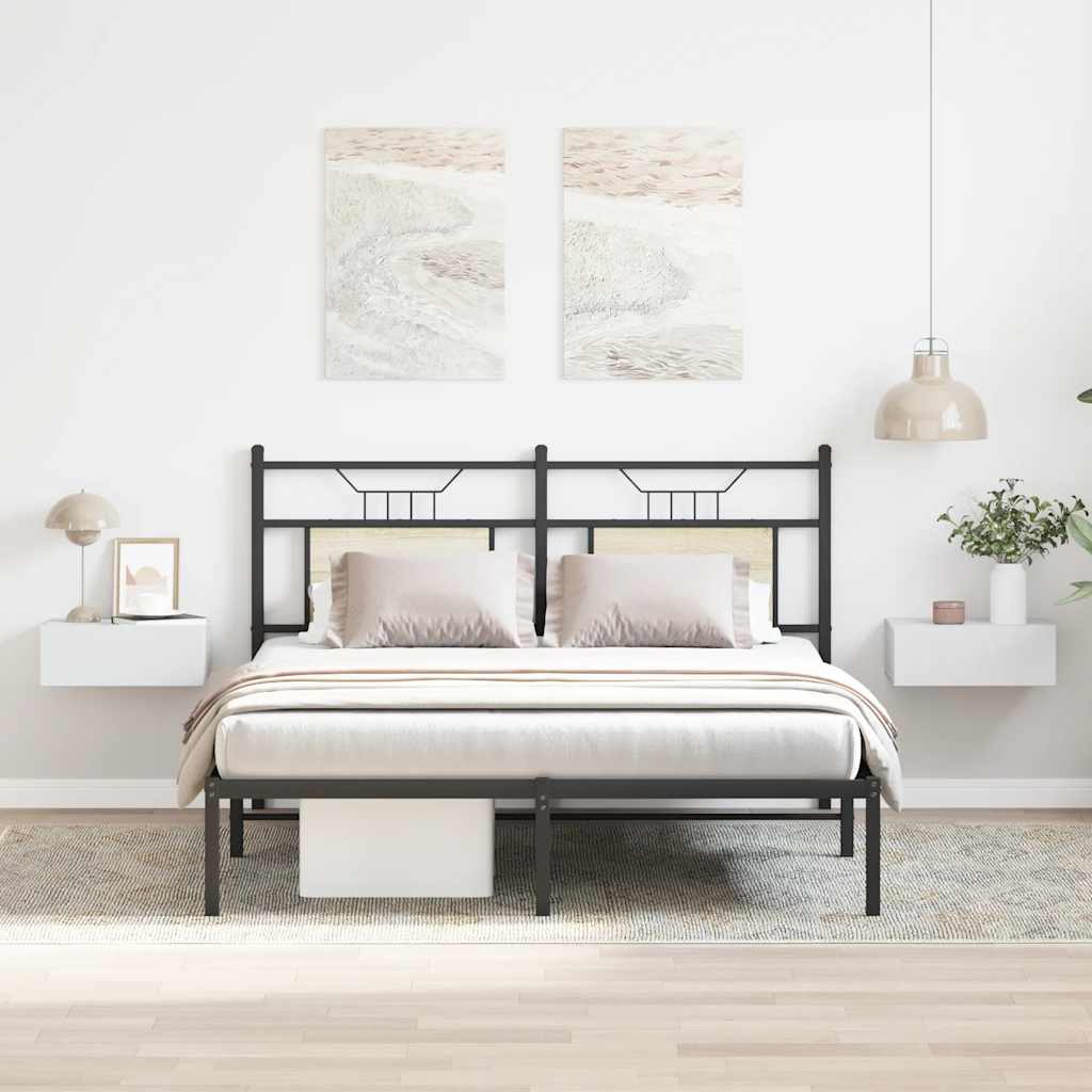 vidaXL Hängender Nachttisch Weiß 40x30x15 cm Holzwerkstoff