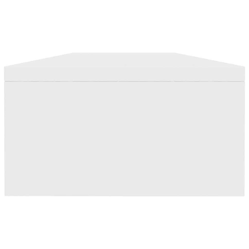 vidaXL Monitorständer Weiß 100x24x13 cm Holzwerkstoff
