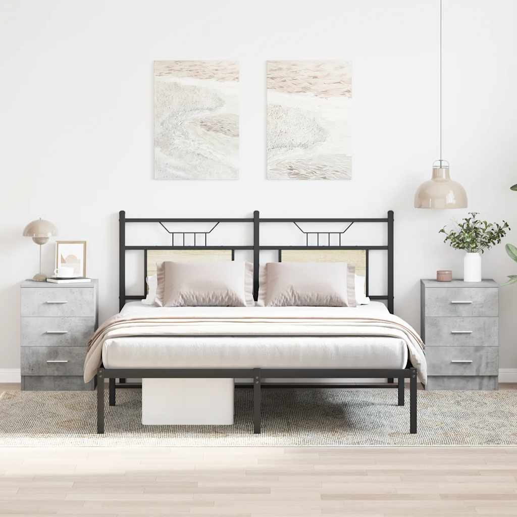 vidaXL Nachttisch Weiß 38x35x56 cm Holzwerkstoff