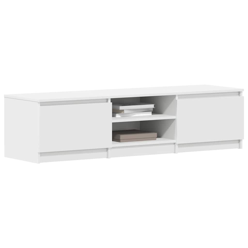 vidaXL TV-Schrank Weiß 140×40×35,5 cm Holzwerkstoff