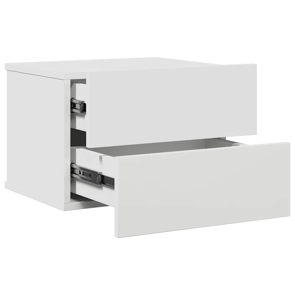 vidaXL Nachttisch Weiß 40x30x30 cm Holzwerkstoff