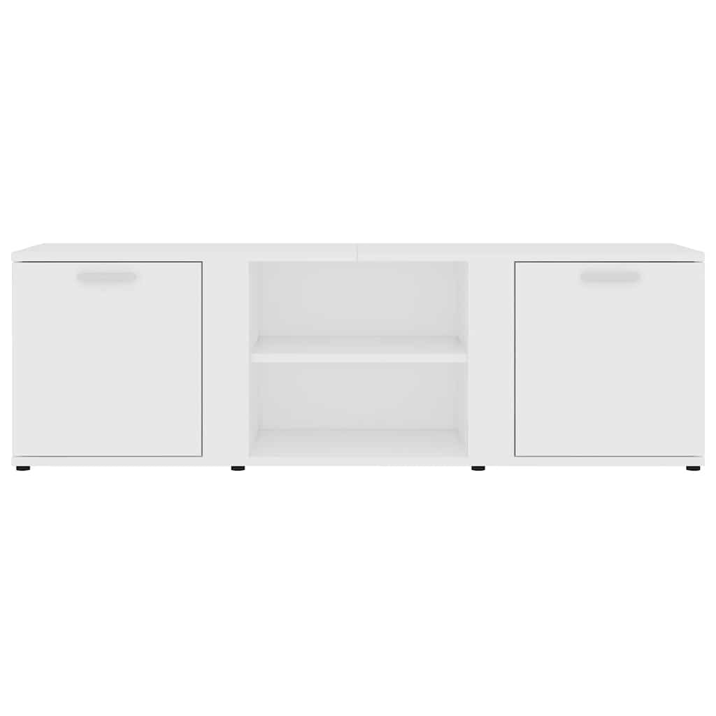 vidaXL TV-Schrank Weiß 120x34x37 cm Holzwerkstoff