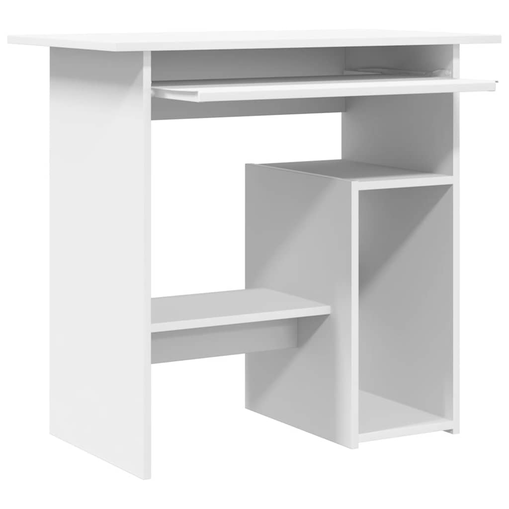 vidaXL Schreibtisch Weiß 80x45x74 cm Holzwerkstoff
