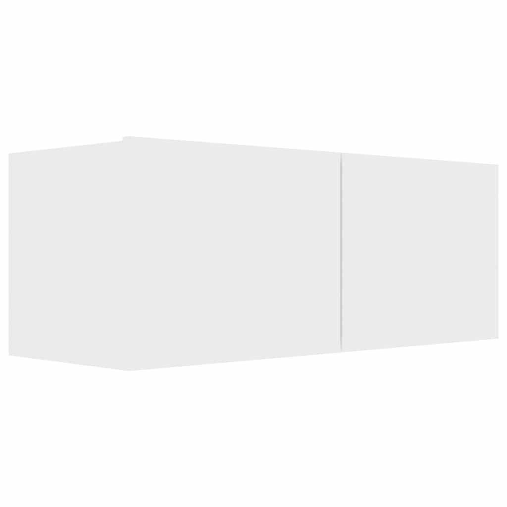 vidaXL TV-Schrank Weiß 80x30x30 cm Holzwerkstoff