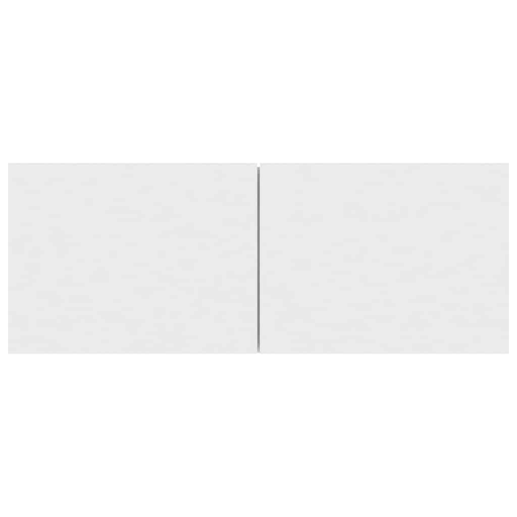 vidaXL TV-Schrank Weiß 80x30x30 cm Holzwerkstoff