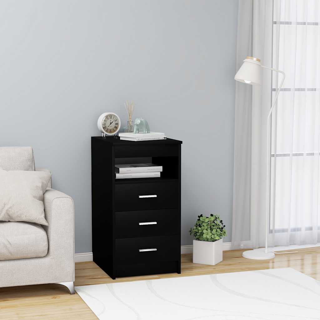 Sideboard mit Schubladen Weiß 40x50x76 cm Holzwerkstoff