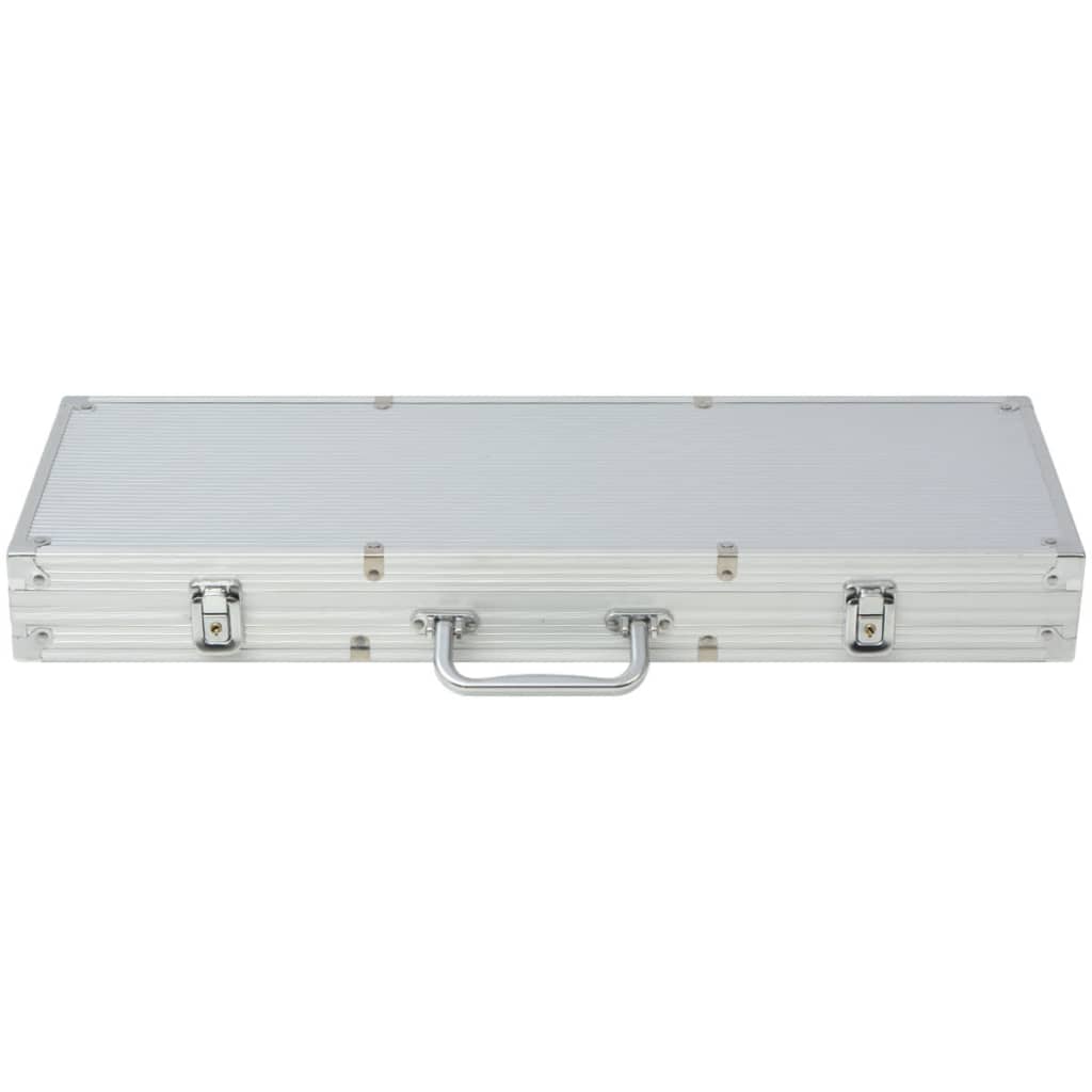 vidaXL Poker Set mit 500 Chips Aluminium