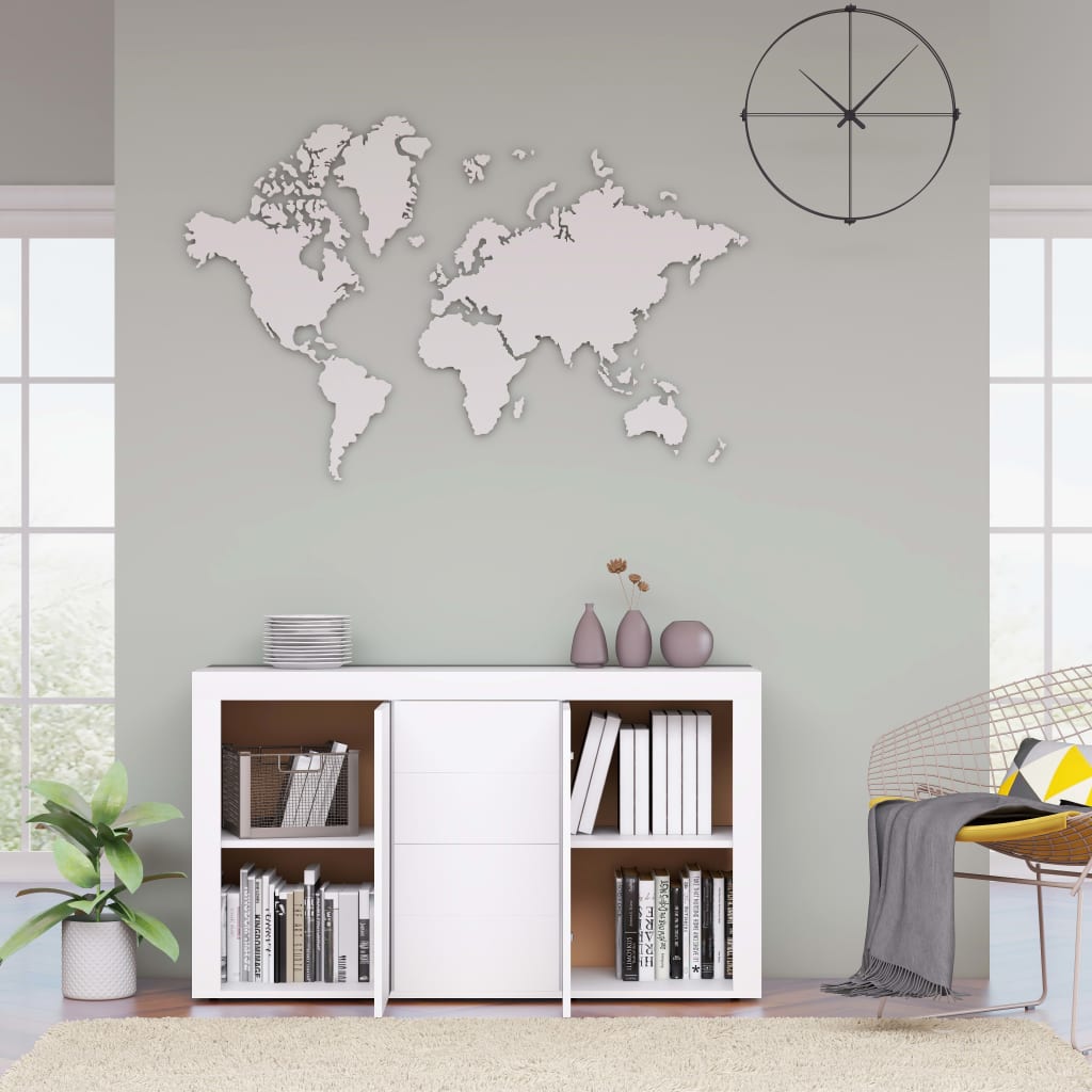 vidaXL Sideboard Weiß 120×36×69 cm Holzwerkstoff