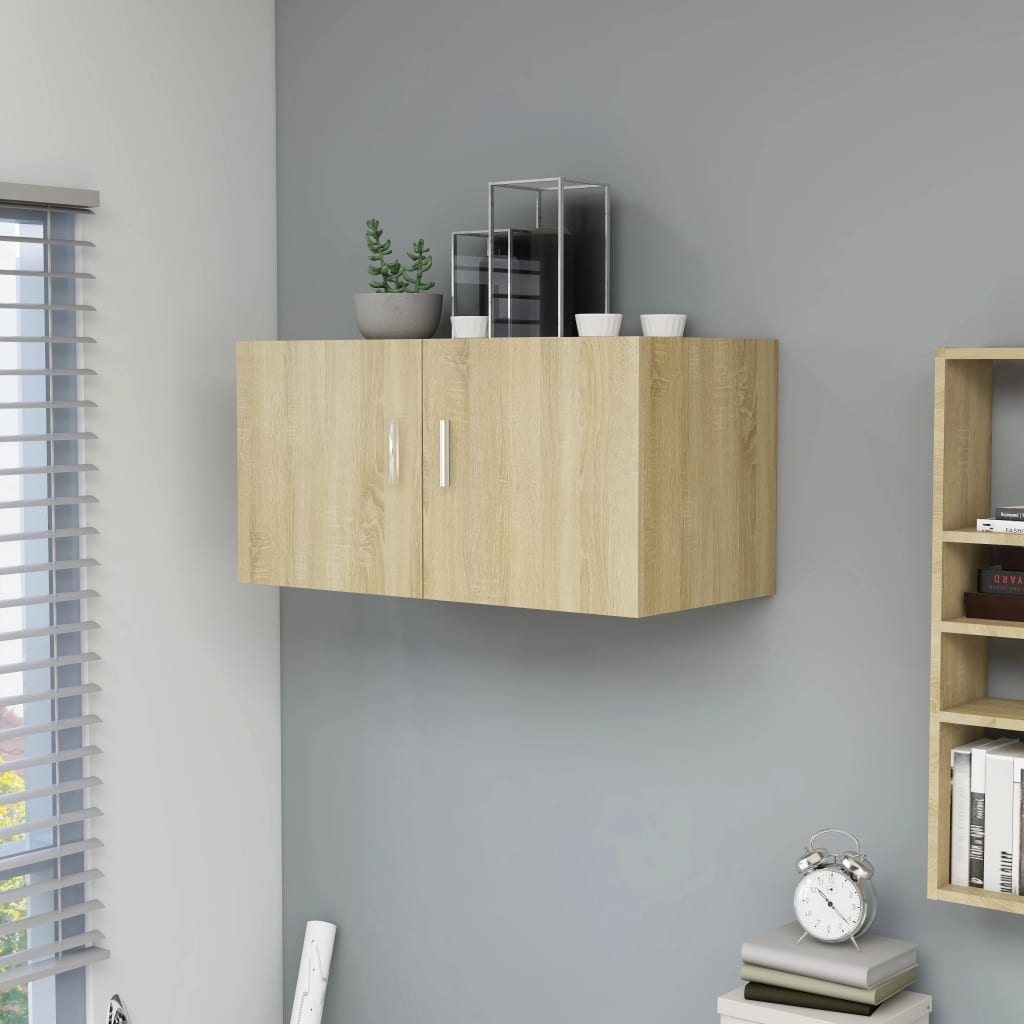 Wandschrank Weiß 80 x 39 x 40 cm Holzwerkstoff