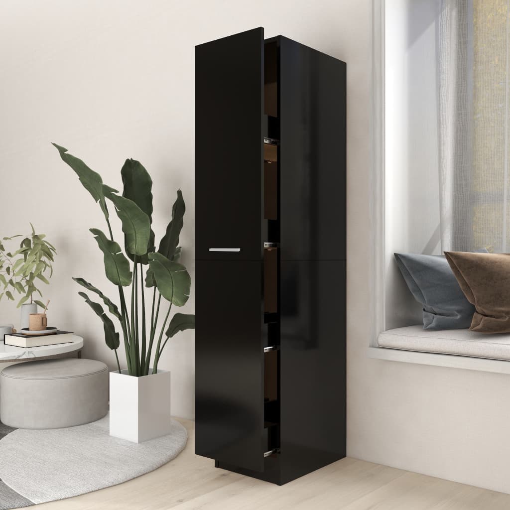 Apothekerschrank Weiß 30x42,5x150 cm Holzwerkstoff
