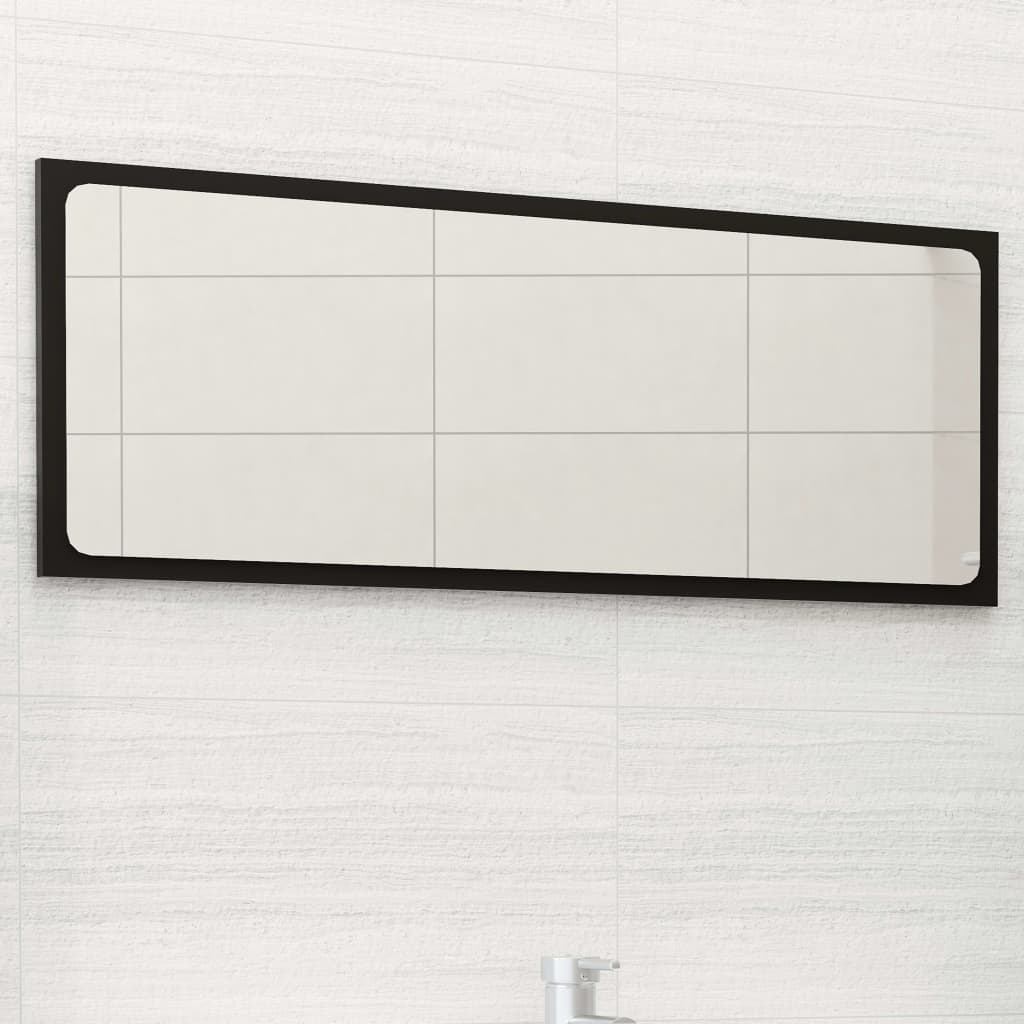 Badspiegel Weiß 40x1,5x37 cm Holzwerkstoff