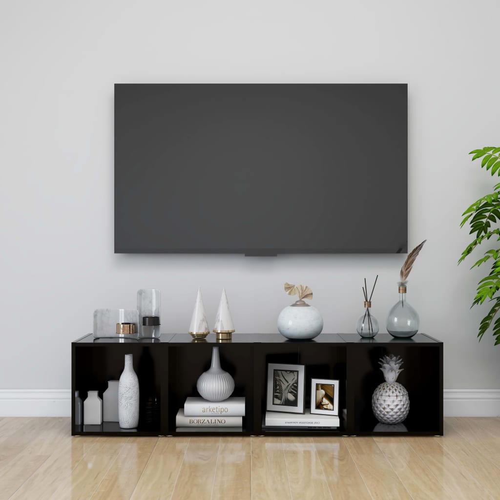 TV-Schrank Weiß 37x35x37 cm Holzwerkstoff