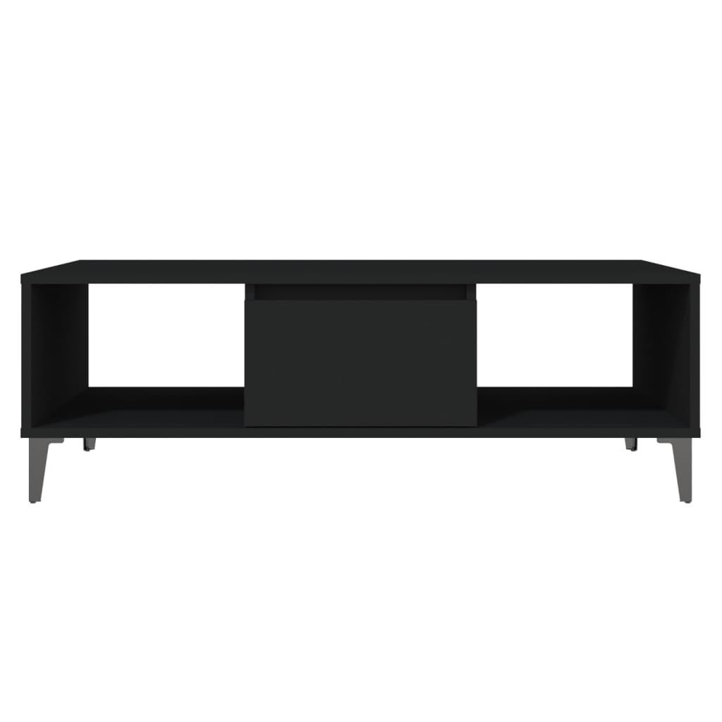 Couchtisch Schwarz 103,5x60x35 cm Holzwerkstoff