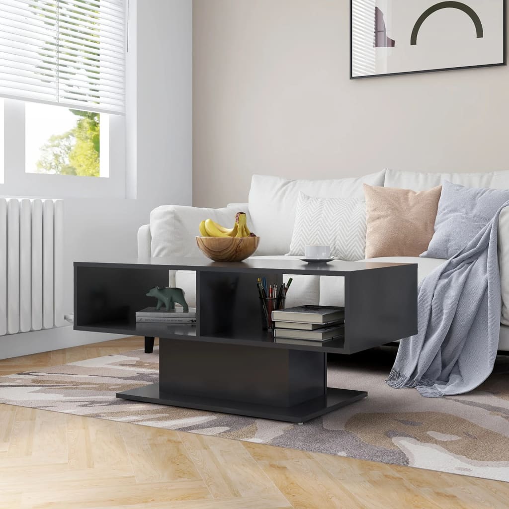 Couchtisch Weiß 103,5x50x44,5 cm Holzwerkstoff