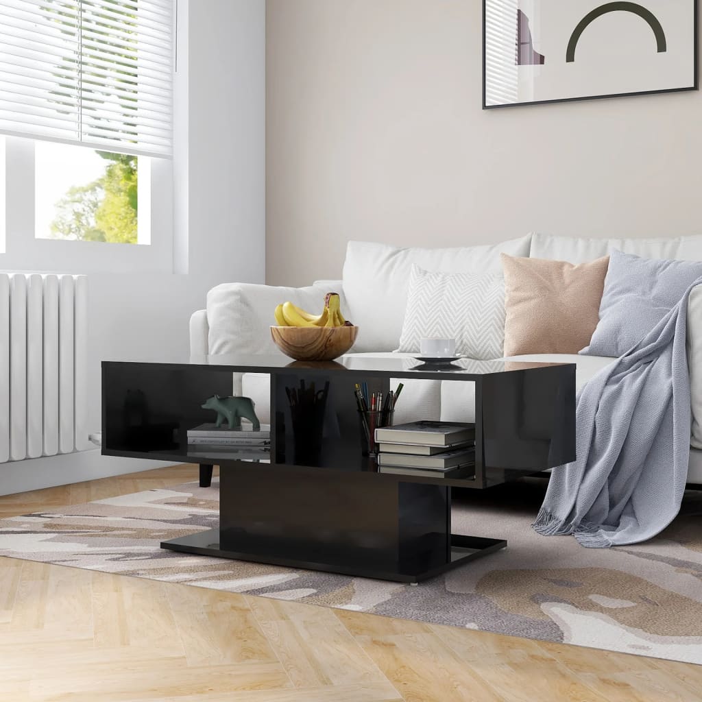 Couchtisch Weiß 103,5x50x44,5 cm Holzwerkstoff