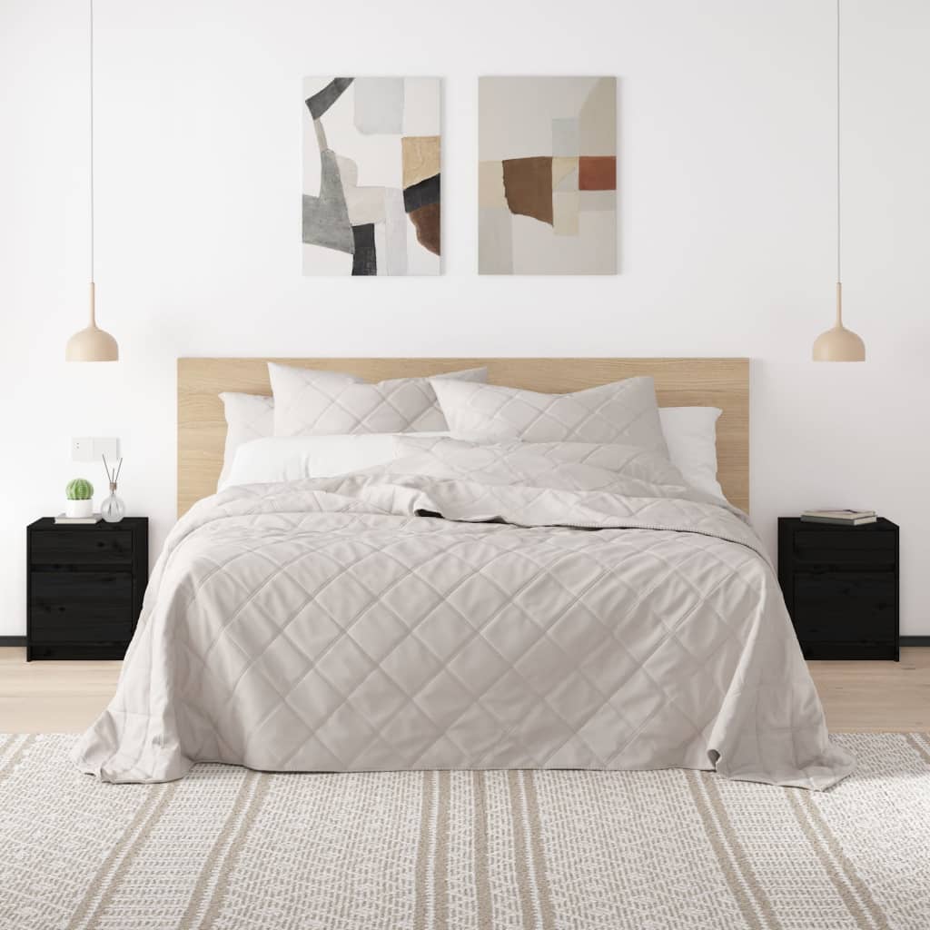 Nachtschrank 40x31x50 cm Massivholz Kiefer